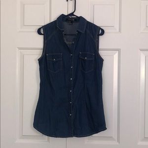 Denim short sleeve